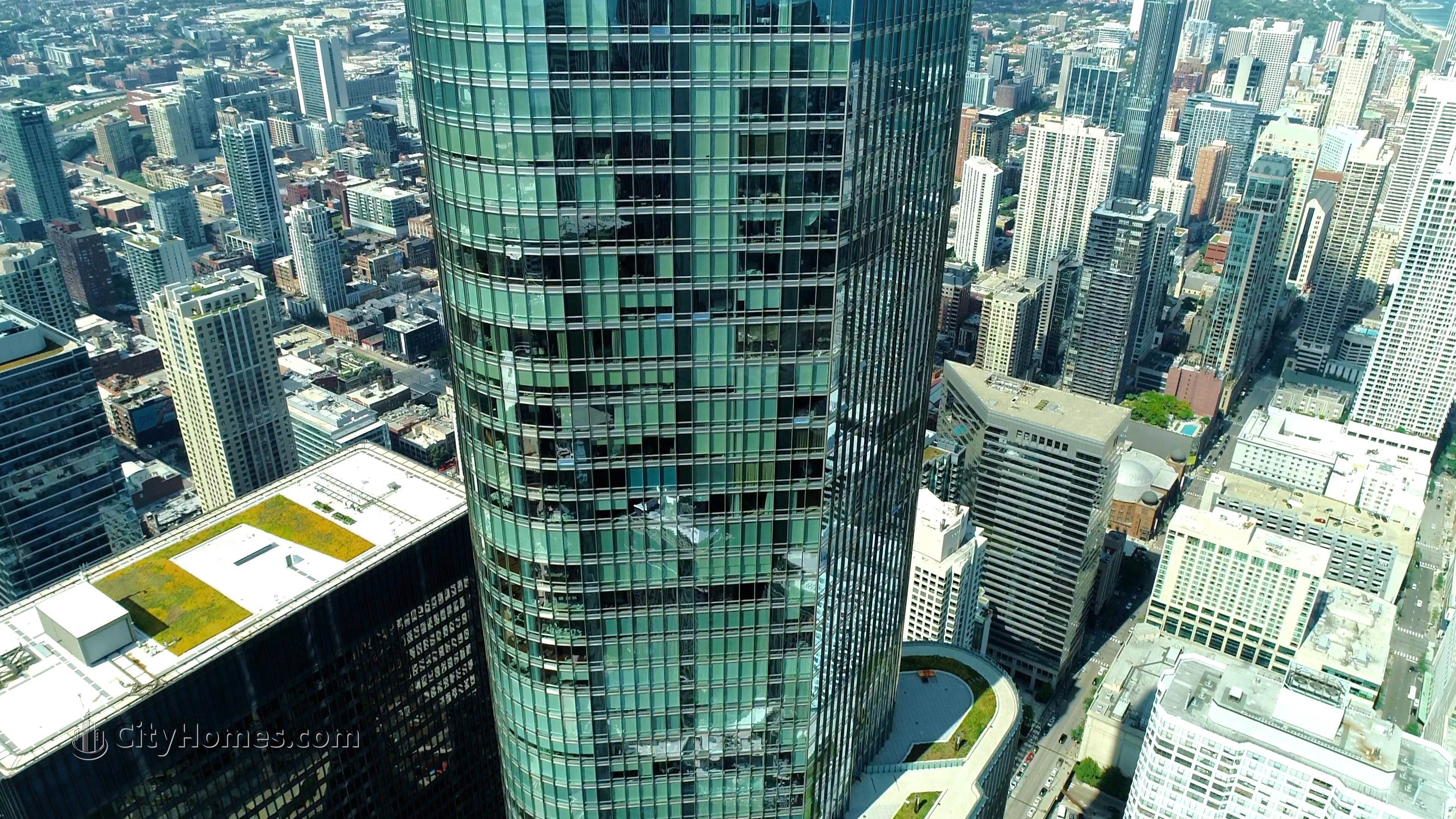 3. Trump Tower prédio em 401 N Wabash St, Central Chicago, Chicago, IL 60611
