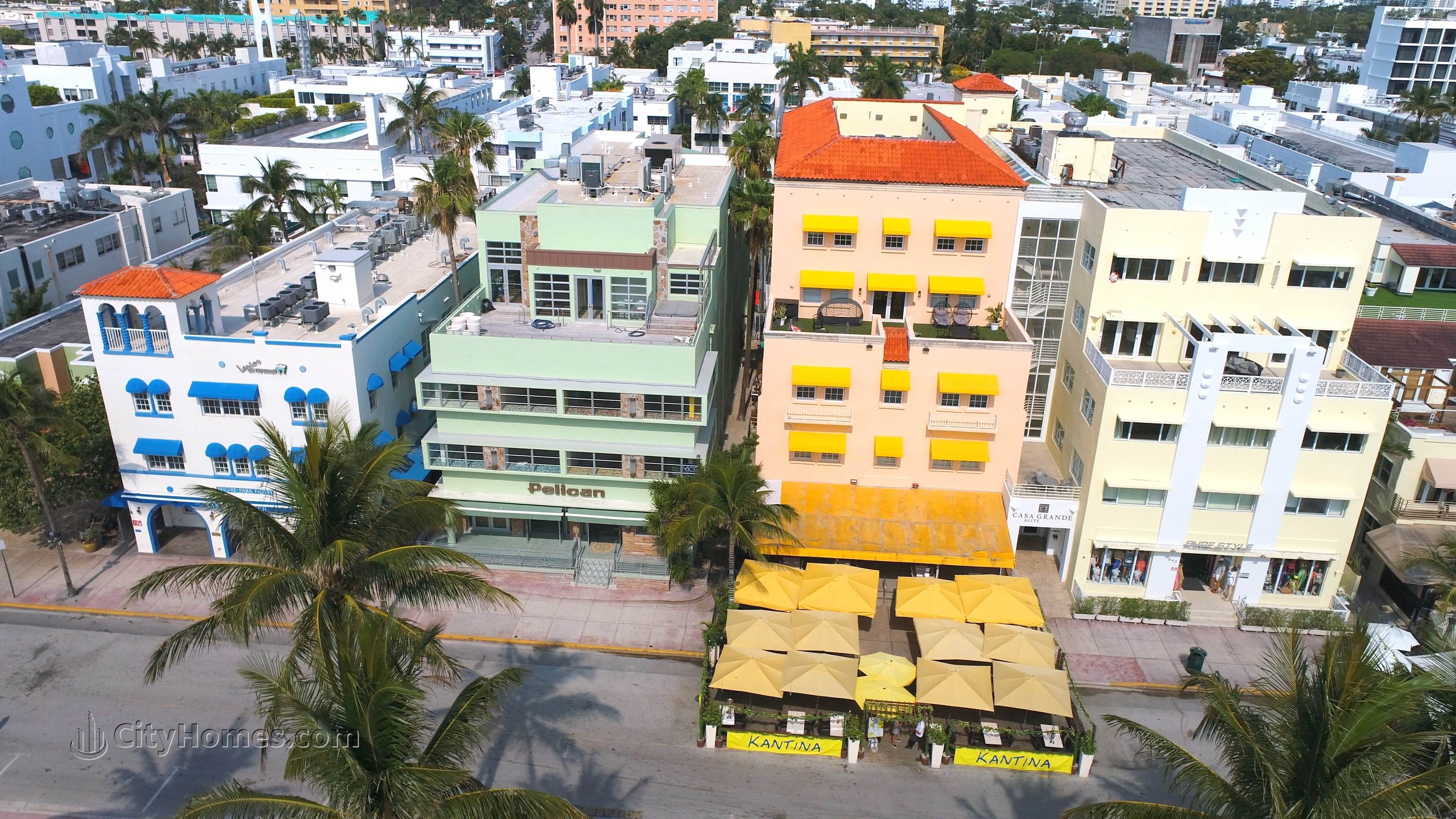 CASA GRANDE gebouw op 834 Ocean Drive, Miami Beach, FL 33139