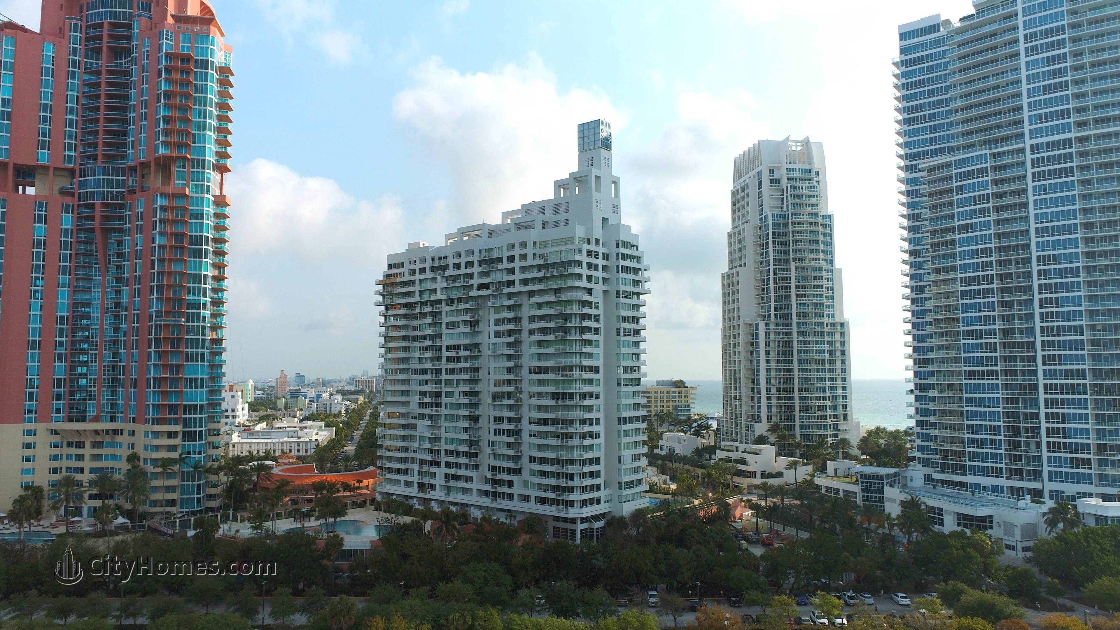 SOUTH POINTE TOWERS gebouw op 400 S Pointe Drive, Miami Beach, FL 33139