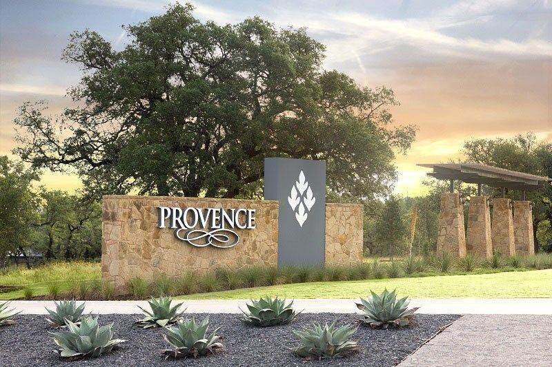 Provence byggnad vid 16417 Coursier Drive, Austin, TX 78738