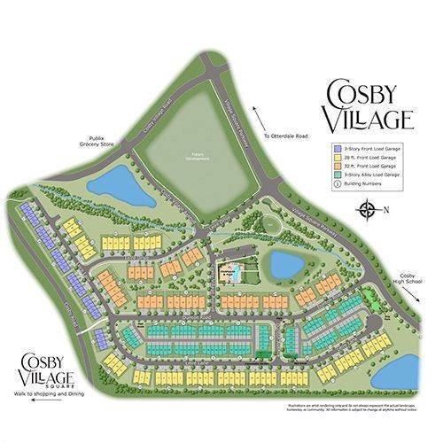 4. Cosby Village 3-Story Townhomes κτίριο σε 15220 Dunton Avenue, Chesterfield, VA 23832