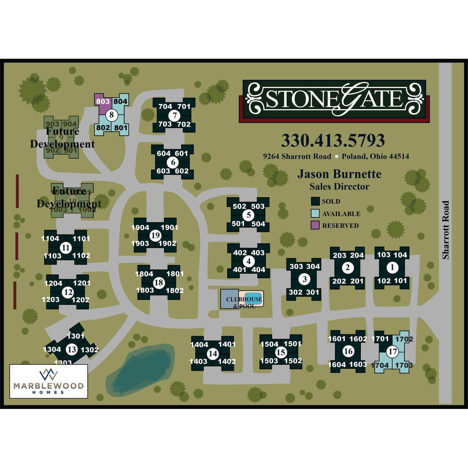 4. The Courtyards at Stonegate建于 9264 Sharrott Rd., Poland, OH 44514