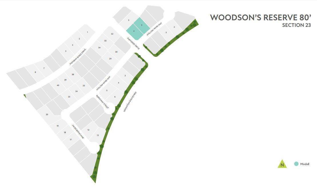 Woodson’s Reserve 80' κτίριο σε 4251 Hollow Wind Way, Conroe, TX 77385